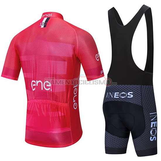 Abbigliamento Ciclismo Ineos Manica Corta 2020 Rosa Nero